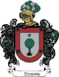 Escudo del apellido Elcareta