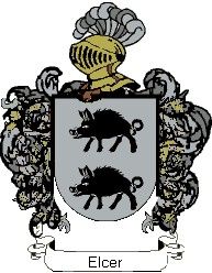 Escudo del apellido Elcer