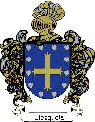 Escudo del apellido Elezgueta