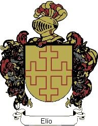 Escudo del apellido Elio