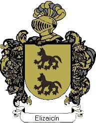 Escudo del apellido Elizaicín