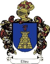 Escudo del apellido Elleu