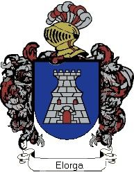 Escudo del apellido Elorga