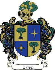 Escudo del apellido Elusa