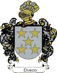 Escudo del apellido Elvecio