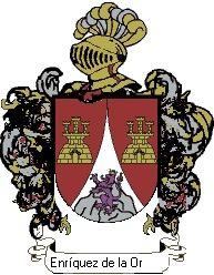 Escudo del apellido Enríquez de la orden