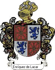 Escudo del apellido Enríquez de lacarra