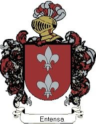 Escudo del apellido Entensa