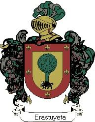 Escudo del apellido Erastuyeta