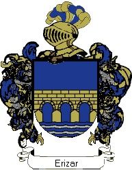 Escudo del apellido Erizar