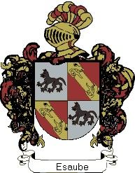 Escudo del apellido Esaube