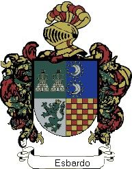 Escudo del apellido Esbardo