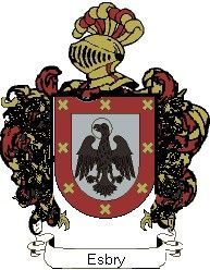 Escudo del apellido Esbry