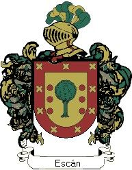 Escudo del apellido Escán