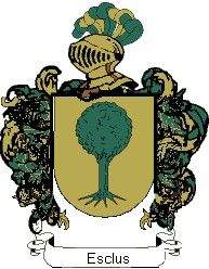 Escudo del apellido Esclus