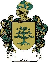 Escudo del apellido Esco