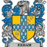 Escudo del apellido Exham