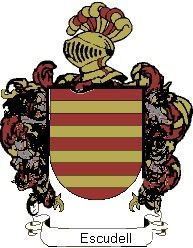 Escudo del apellido Escudell