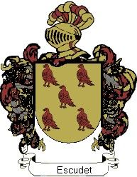 Escudo del apellido Escudet