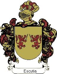 Escudo del apellido Escutia