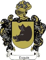 Escudo del apellido Esguía