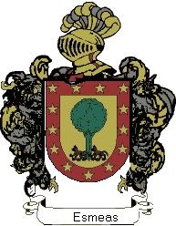 Escudo del apellido Esmeas