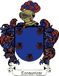 Escudo del apellido Esnaurrizar