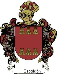 Escudo del apellido Espaldón