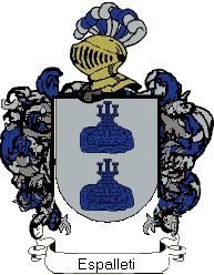 Escudo del apellido Espalleti