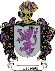 Escudo del apellido Espeleta