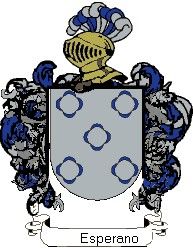 Escudo del apellido Esperano