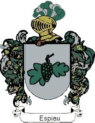 Escudo del apellido Espiau