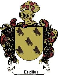 Escudo del apellido Espilius