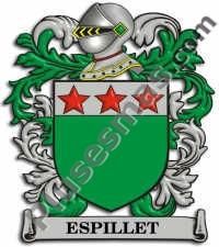 Escudo del apellido Espillet