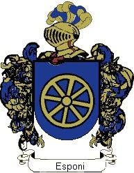 Escudo del apellido Esponi