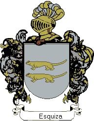 Escudo del apellido Esquiza