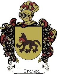 Escudo del apellido Estampa