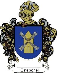 Escudo del apellido Estebanell