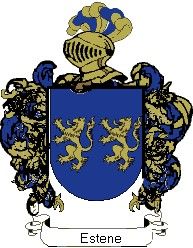 Escudo del apellido Estene