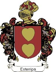 Escudo del apellido Esterripa