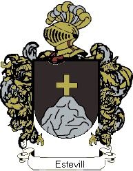 Escudo del apellido Estevill