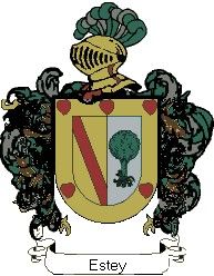 Escudo del apellido Estey