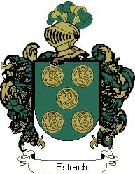 Escudo del apellido Estrach