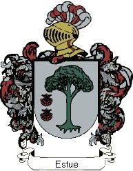 Escudo del apellido Estue