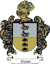 Escudo del apellido Etulaín