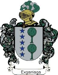 Escudo del apellido Exgarriaga