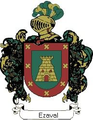 Escudo del apellido Ezaval