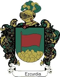 Escudo del apellido Ezcurdia