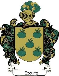 Escudo del apellido Ezcurra