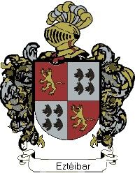 Escudo del apellido Eztéibar